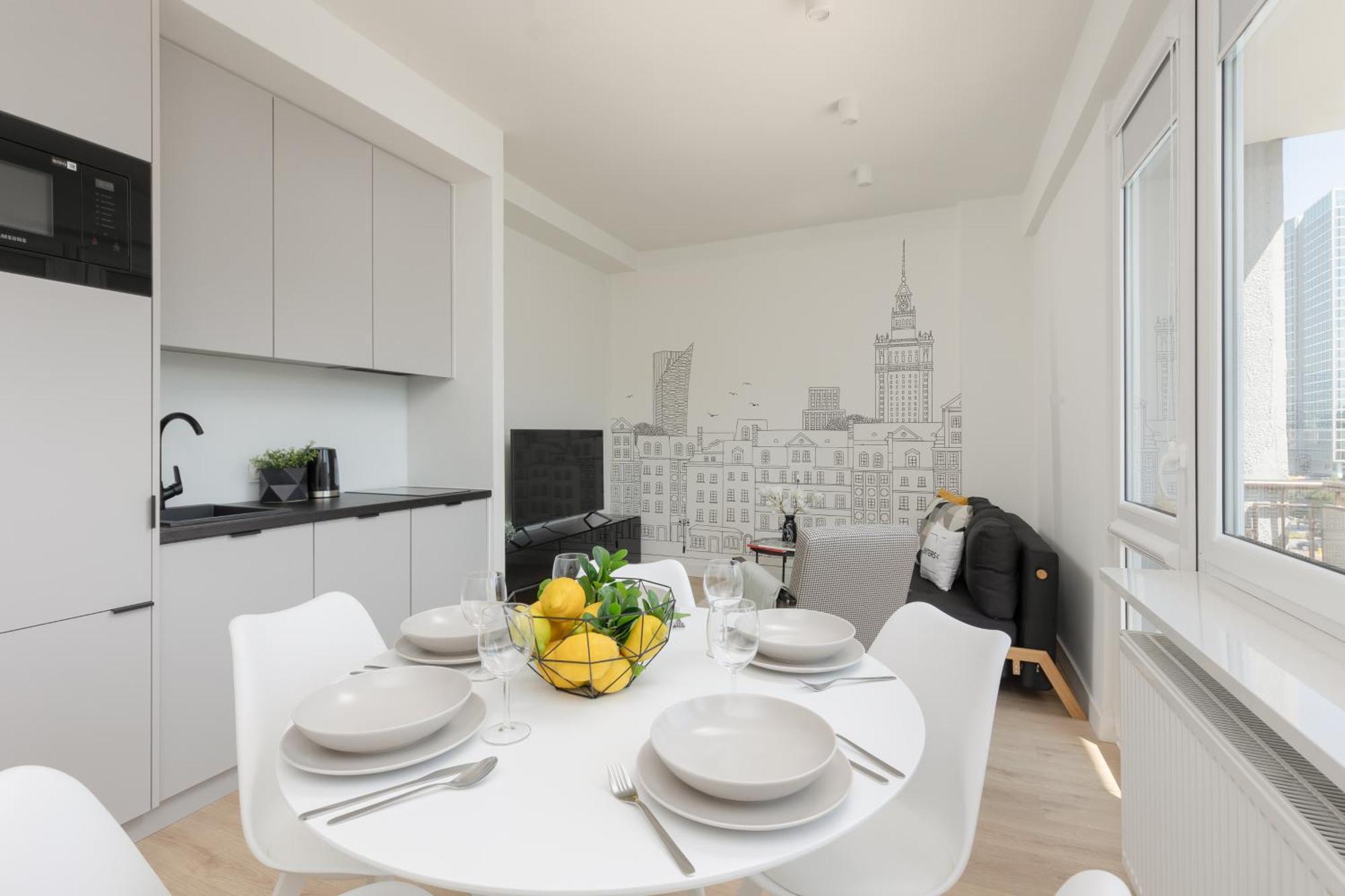 Amazing Spacious Apartments In Warsaw City Center By Noclegi Renters מראה חיצוני תמונה